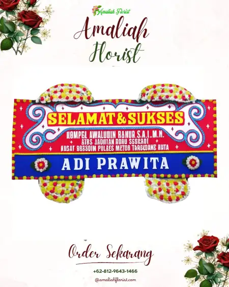 Papan Bunga Ucapan Selamat Umbul Buah